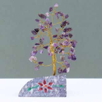 Amethyst Serenity Gemstone Tree - 80 Stone