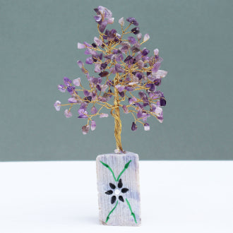 Amethyst Tranquillity Gemstone Tree - 160 Stone