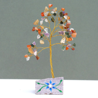 Harmonious 80-Stone Multi-Gem Gemstone Tree: Radiant Holistic Energy