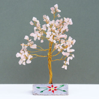 Enchanting Rose Quartz Harmony Tree - 160 Stone