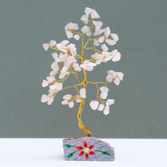 Radiant Rose Quartz Serenity Tree - 80 Stone