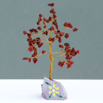 Red Jasper Crystal Gemstone Tree - 80 Stone