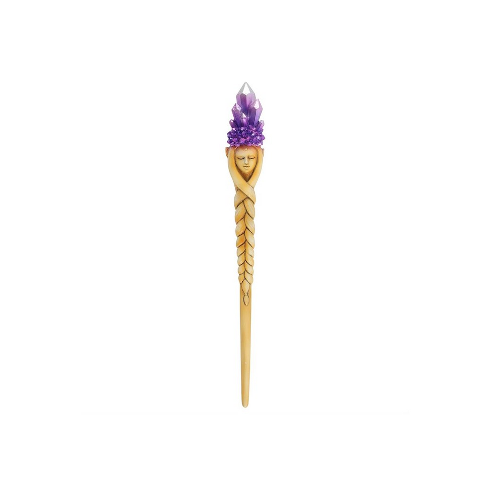 Purple Crystal Goddess Wand