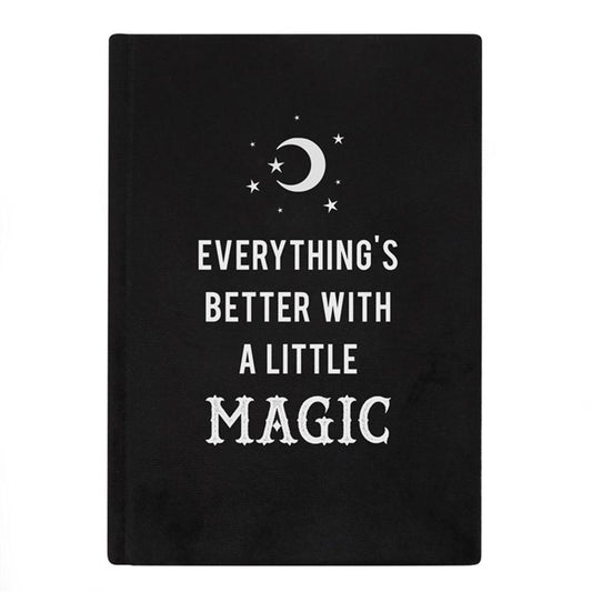 Better with Magic Black Velvet A5 Notebook