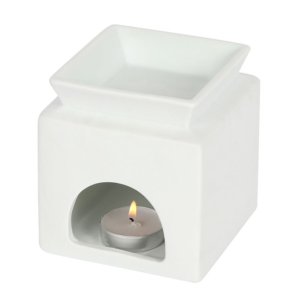 White Home Cut Out Oil Burner