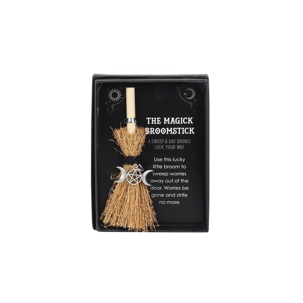 Triple Moon Mini Magick Broomstick