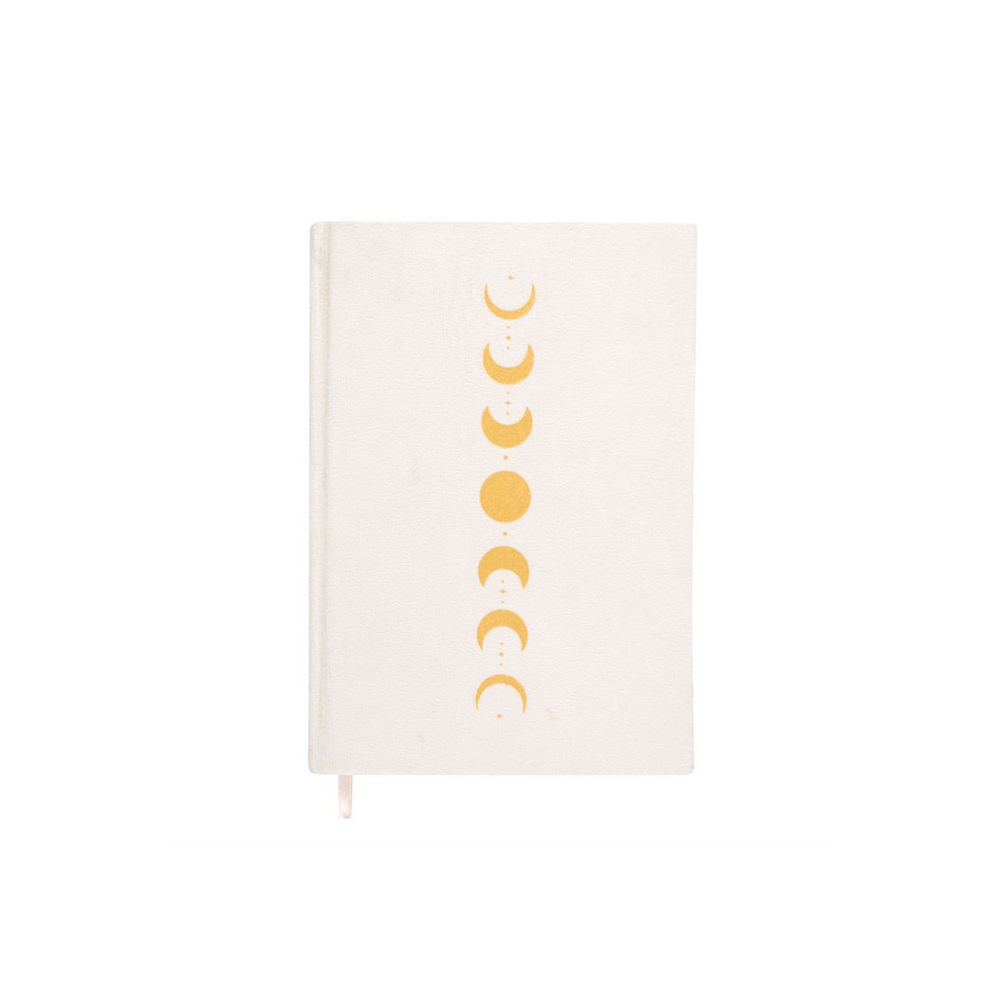 Moon Phase Velvet A5 Notebook