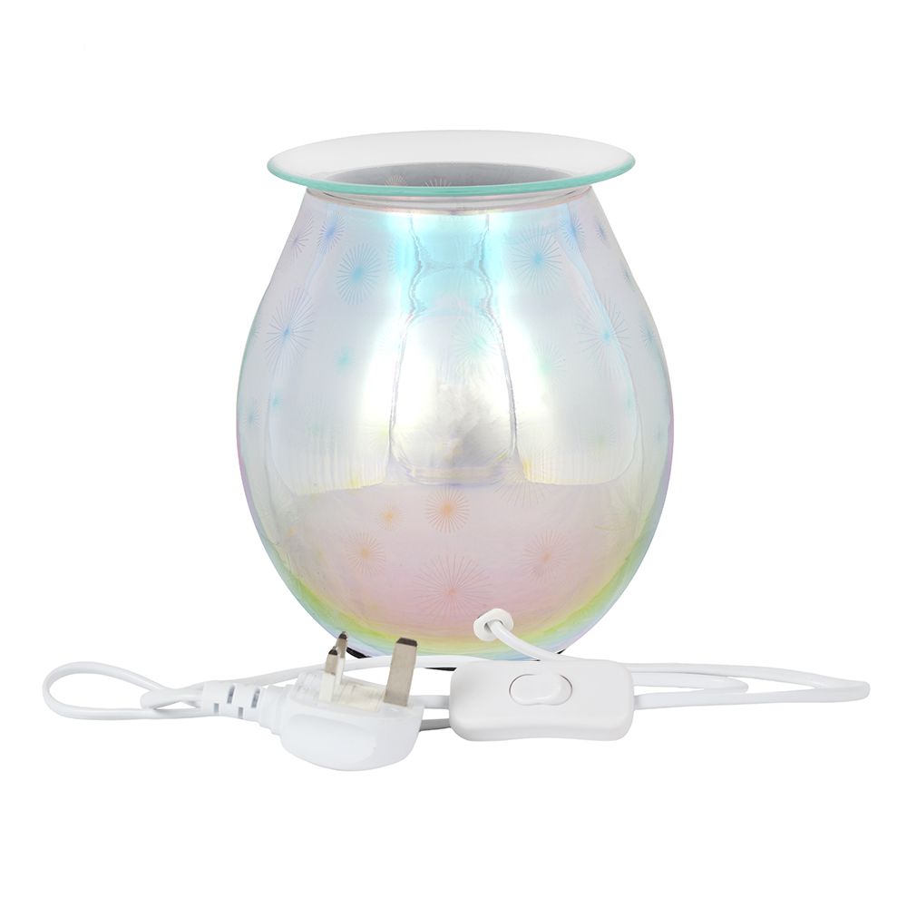 Electric Oil / Wax Melt Burner 3D Starburst Light Up