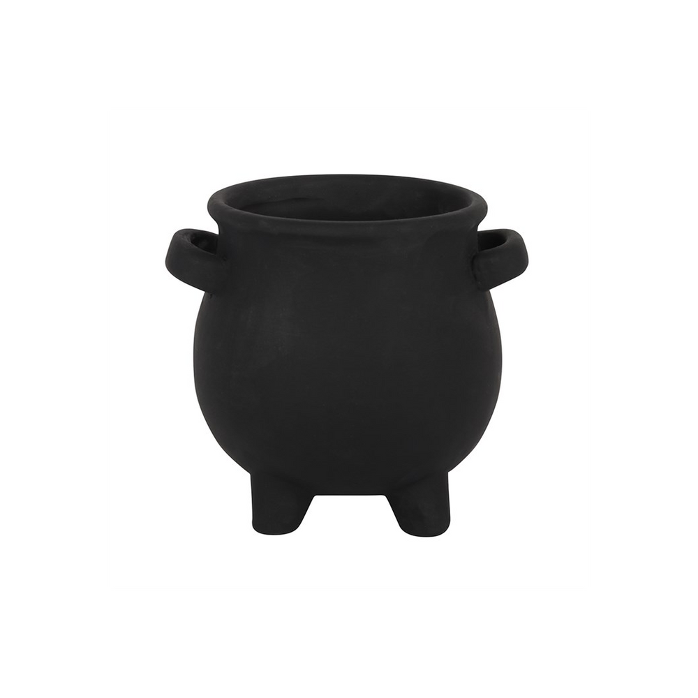 Triple Moon Cauldron Terracotta Plant Pot