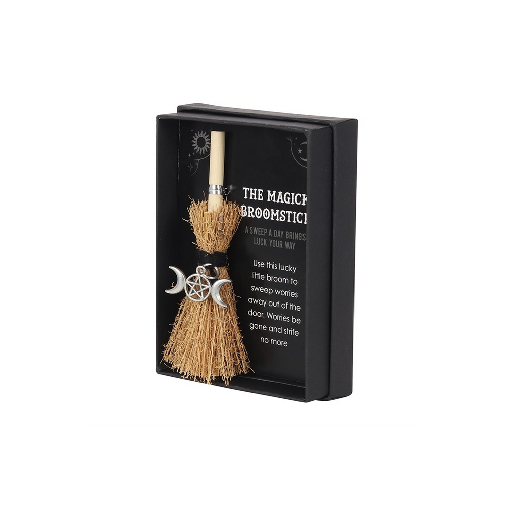 Triple Moon Mini Magick Broomstick