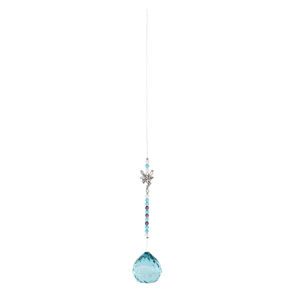 Turquoise Hanging Fairy Crystal