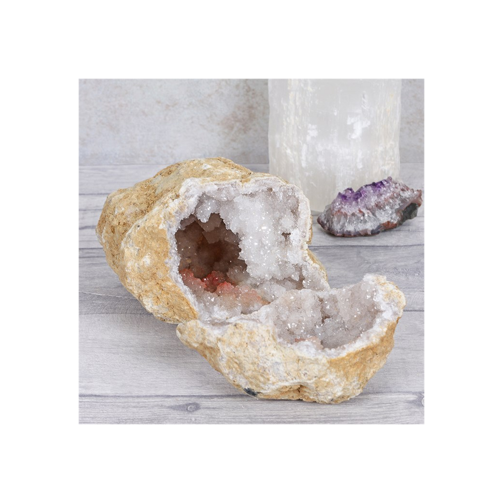 Large White Quartz Geode